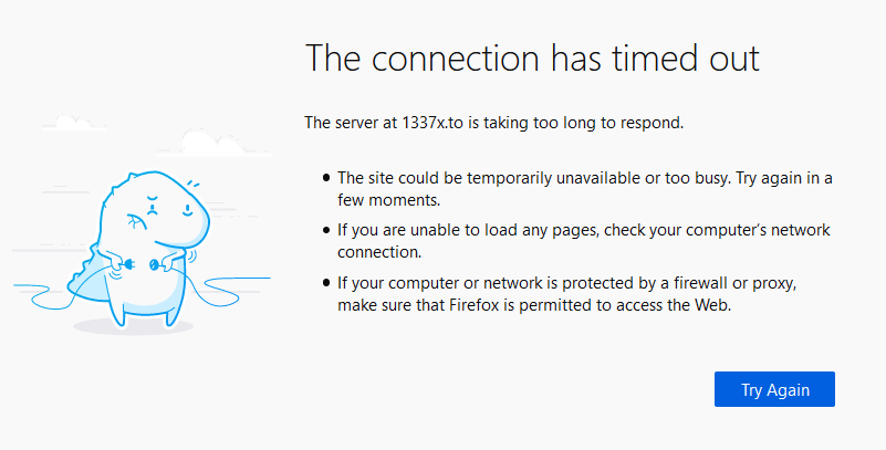 site blocker error in browser